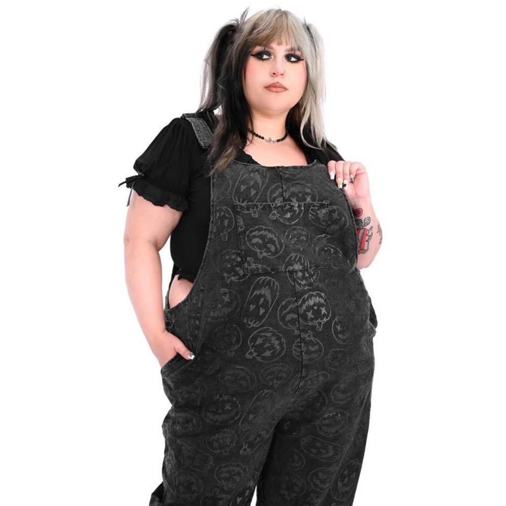 Foxblood Edgy Black Halloween Women's Jumpsuit XL